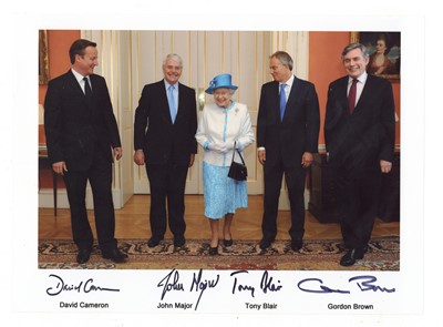Lot 489 - British Prime Ministers.