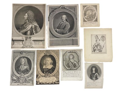 Lot 205 - Portrait engravings, large collection