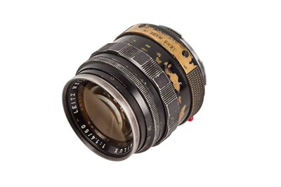 Lot 207 - A Rare Leitz 50mm f/1.4 Black Paint Summilux Lens