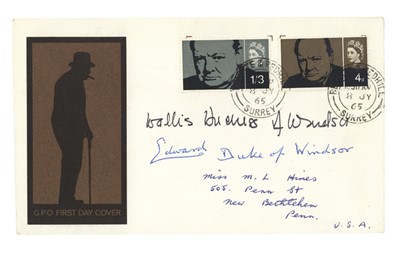 Lot 578 - Edward, Duke of Windsor & Wallis, Duchess of Windsor