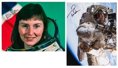 Lot 609 - British Cosmonauts.- Tim Peake & Helen Sherman