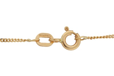 Lot 210 - A DIAMOND HEART PENDANT NECKLACE