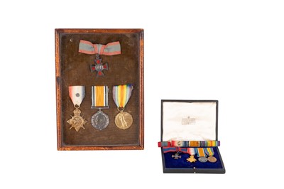 Lot 1 - A WWI ROYAL RED CROSS AND 'MONS' STAR TRIO