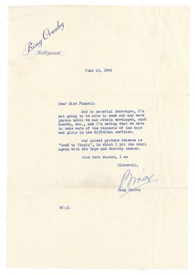 Lot 145 - Crosby (Bing)