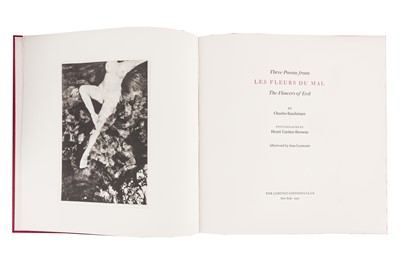 Lot 389 - Henri Cartier-Bresson (1908-2004) & Charles Baudelaire (1821-1867)