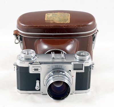 Lot 252 - Zeiss Ikon (Stuttgart) Contax II & f1.5 Lens.