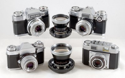 Lot 459 - Zeiss Ikon Contaflex Cameras & Lenses.