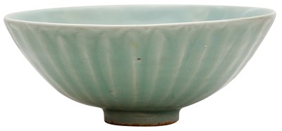 Lot 725 - A Chinese Longquan celadon 'chrysanthemum' bowl, Song Dynasty