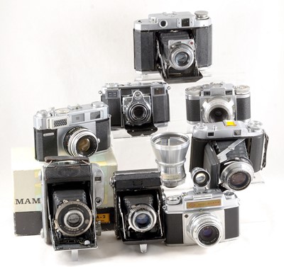 Lot 414 - Mamiya-6, Zeiss Ikon Contessa & other RF Cameras.