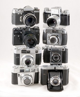 Lot 468 - A Camera Collector's End Lot, inc a Pentacon FB.