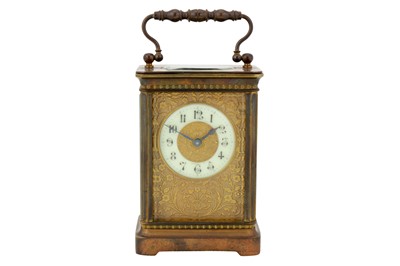 Lot 287 - A LATE 19TH CENTURY FRENCH CARRIAGE CLOCK