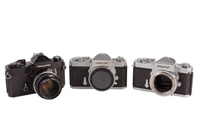 Lot 277 - A Selection of Nikon Nikkormat SLRs