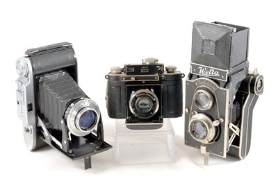 Lot 255 - Welta Perfekta TLR & Other Folding Cameras