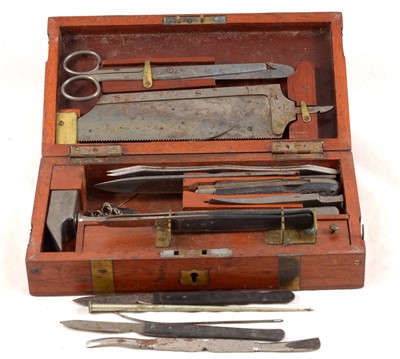 Lot 452 - Army/Campaign Surgeons Field Amputation Kit, for Restoration.