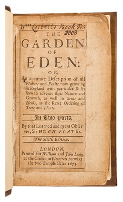 Lot 88 - Plat. The Garden of Eden.. 6th ed. 1675
