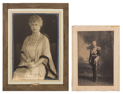 Lot 583 - George V, King of the United Kingdom & Queen Mary of Teck