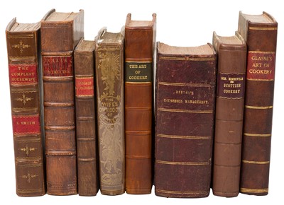 Lot 102 - Glasse. The Art of Cookery made Plain and Easy, 1760 & others (8)