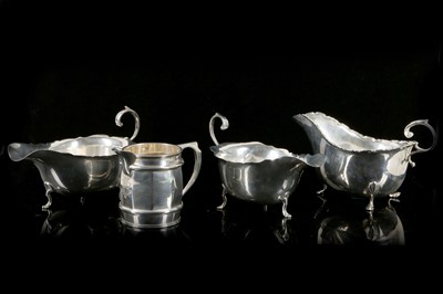 Lot 416 - A collection of three antique Solid Sterling...