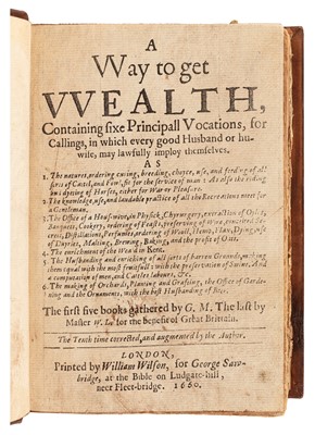 Lot 86 - Markham. A Way to get Wealth....1660