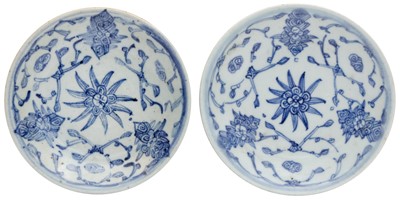 Lot 811 - TWO CHINESE BLUE AND WHITE DISHES