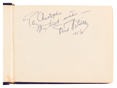 Lot 41 - Autograph Album.- Incl. Fred Astaire