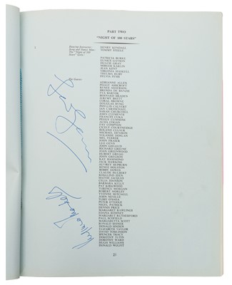 Lot 275 - The Night of the 100 Stars, 1959