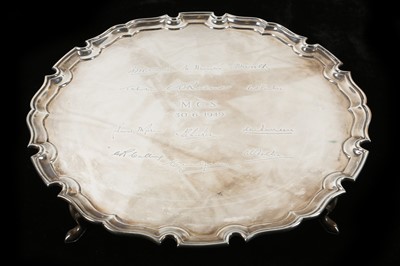 Lot 423 - An antique George V Sterling Silver...