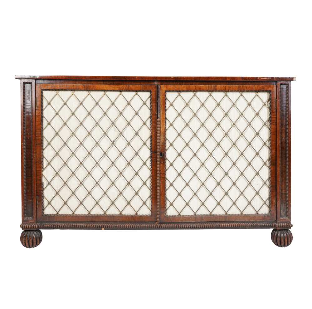 Lot 5 - A Regency rosewood chiffonier