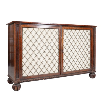 Lot 5 - A Regency rosewood chiffonier