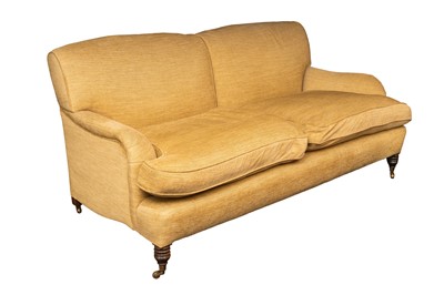 Lot 119 - A HOWARD-STYLE TWO-SEATER SOFA BY ANDREW MORGAN, 20TH CENTURY