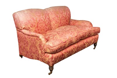 Lot 118 - A HOWARD-STYLE TWO-SEATER SOFA BY ANDREW MORGAN, 20TH CENTURY