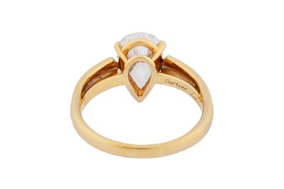 Lot 318 - Cartier Ι A single-stone diamond ring, circa 1995