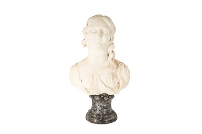 Lot 256 - A CLASSICAL INSPIRED GRAND TOUR ITALIAN MARBLE BUST