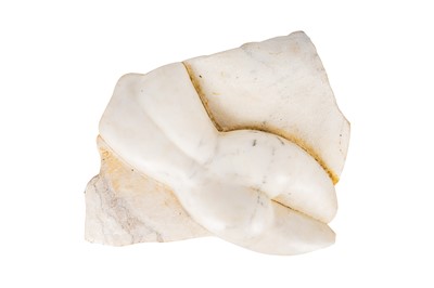 Lot 244 - A MARBLE SCULPTURE DEPICTING A LADY'S DERIERRE, SECOND HALF OF THE 20TH CENTURY