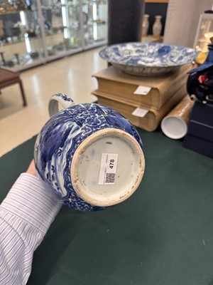 Lot 9 - A Japanese Arita blue and white ewer, 17th century