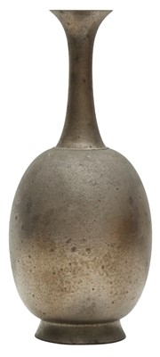 Lot 464 - A Japanese metallic-glazed vase by Toda Koji