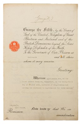Lot 582 - George V, King of the United Kingdom