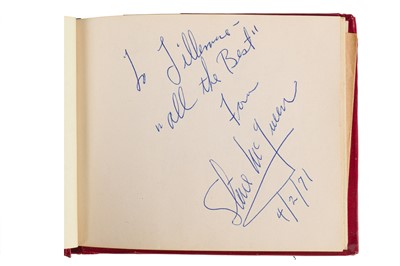 Lot 48 - Autograph Album.- Incl. Steve McQueen