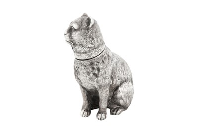 Lot 62 - A Victorian sterling silver novelty pepper pot, London 1874 by Edward Stockwell