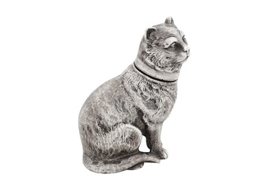 Lot 62 - A Victorian sterling silver novelty pepper pot, London 1874 by Edward Stockwell