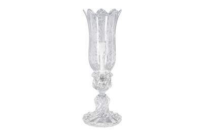 Lot 179 - A BACCARAT CRYSTAL STORM LANTERN