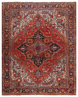 Lot 84 - AN ANTIQUE HERIZ CARPET, NORTH-WEST PERSIA