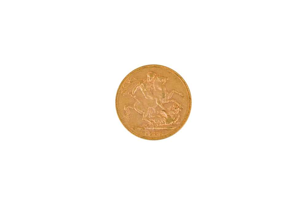 Lot 93 - VICTORIA - YOUNG HEAD FULL SOVEREIGN GOLD COIN