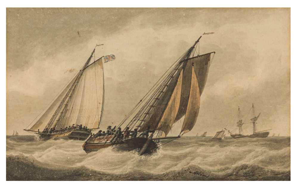 Lot 243 - Samuel Atkins (British, c.1787-1808)