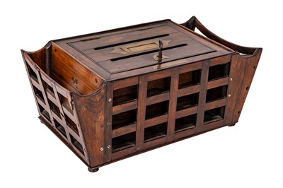 Lot 111 - A Regency rosewood correspondence box