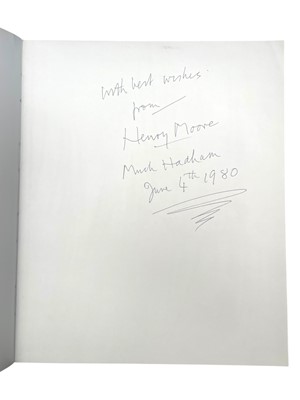 Lot 199 - Moore (Henry) Sculpture and Drawings, vols. 1 - 4, Inscribed copies