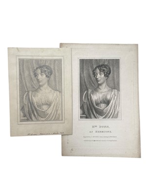 Lot 132 - Wageman (Thomas Charles) Seven pencil studies for stipple-engraved portraits
