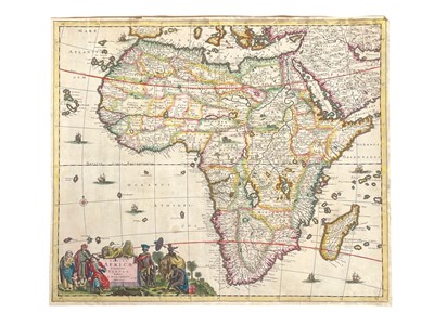 Lot 44 - Africa: Danckerts (Justus) Totius Africae Accuratissima Tabula, c.1683