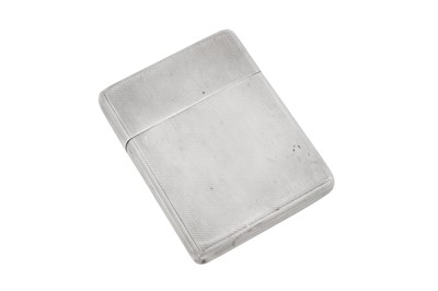 Lot 63 - A George VI sterling silver hip or spirit flask, Birmingham 1939 by A Wilcox