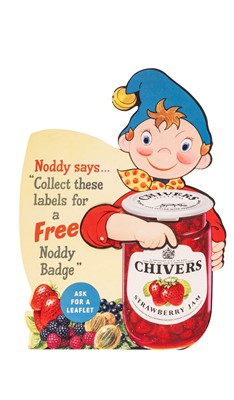 Lot 1 - A 1950s CHIVERS STRAWBERRY JAM 'NODDY' ADVERTISING DISPLAY STAND